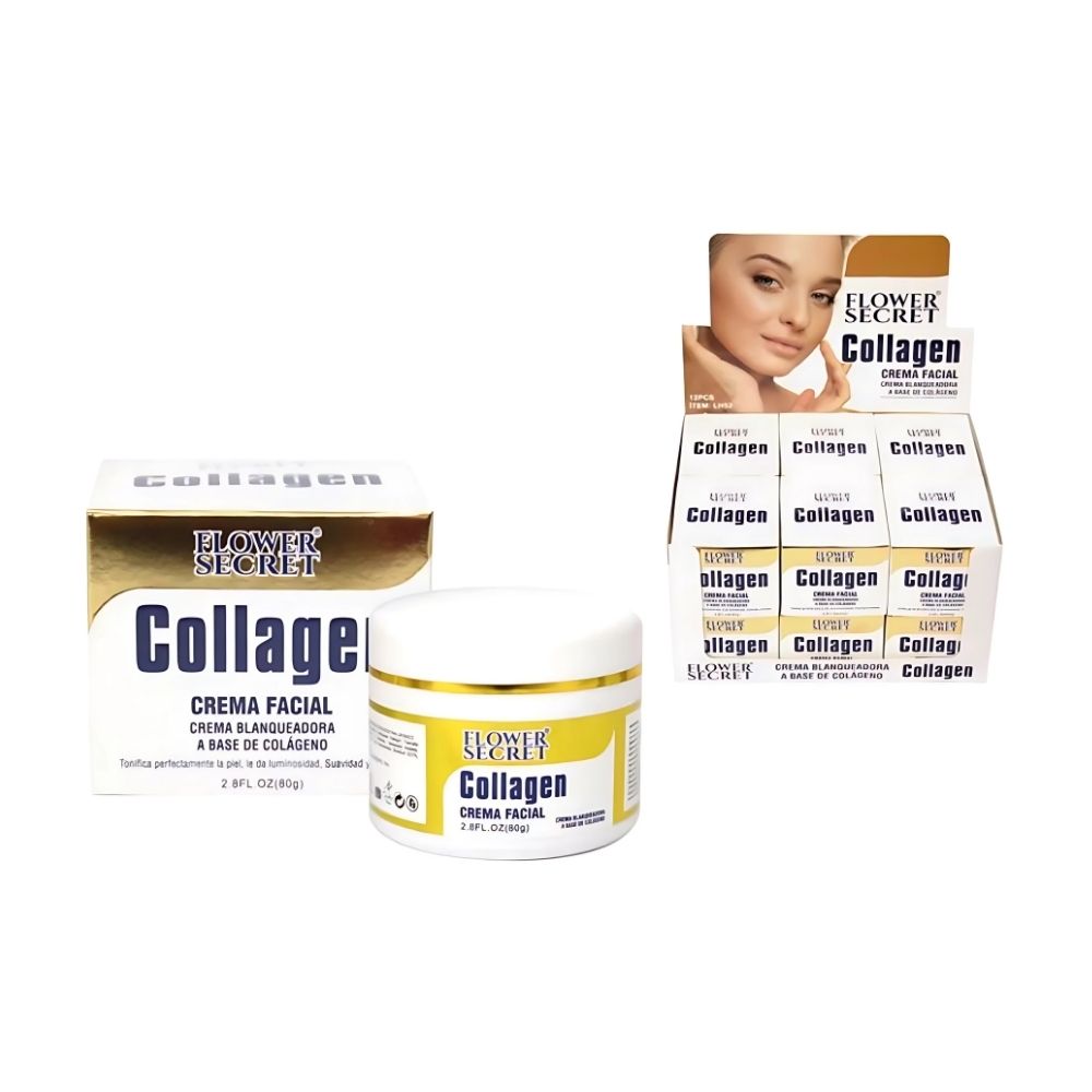 Crema Blanqueadora Facial Con Colageno