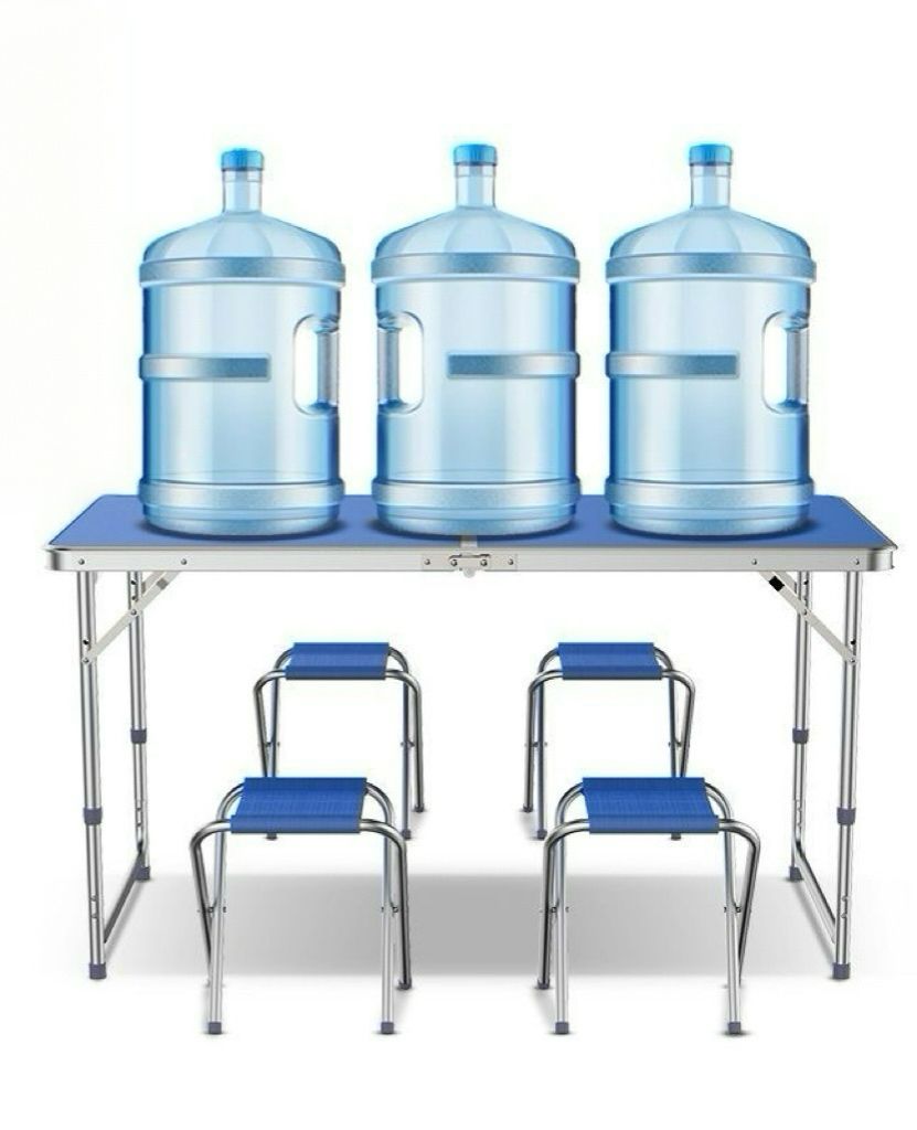 Mesa plegable 4 sillas
