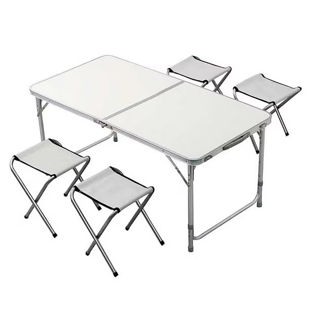 Mesa plegable 4 sillas