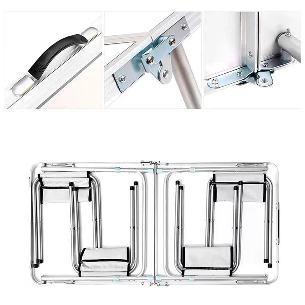 Mesa plegable 4 sillas