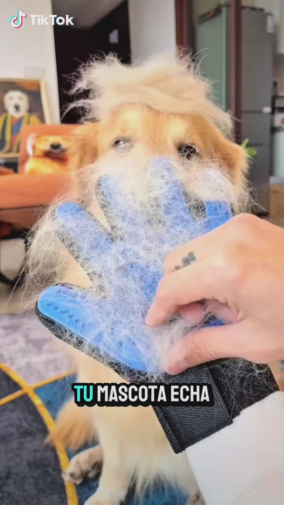 Guante Saca Pelos y Pelusas para Mascotas
